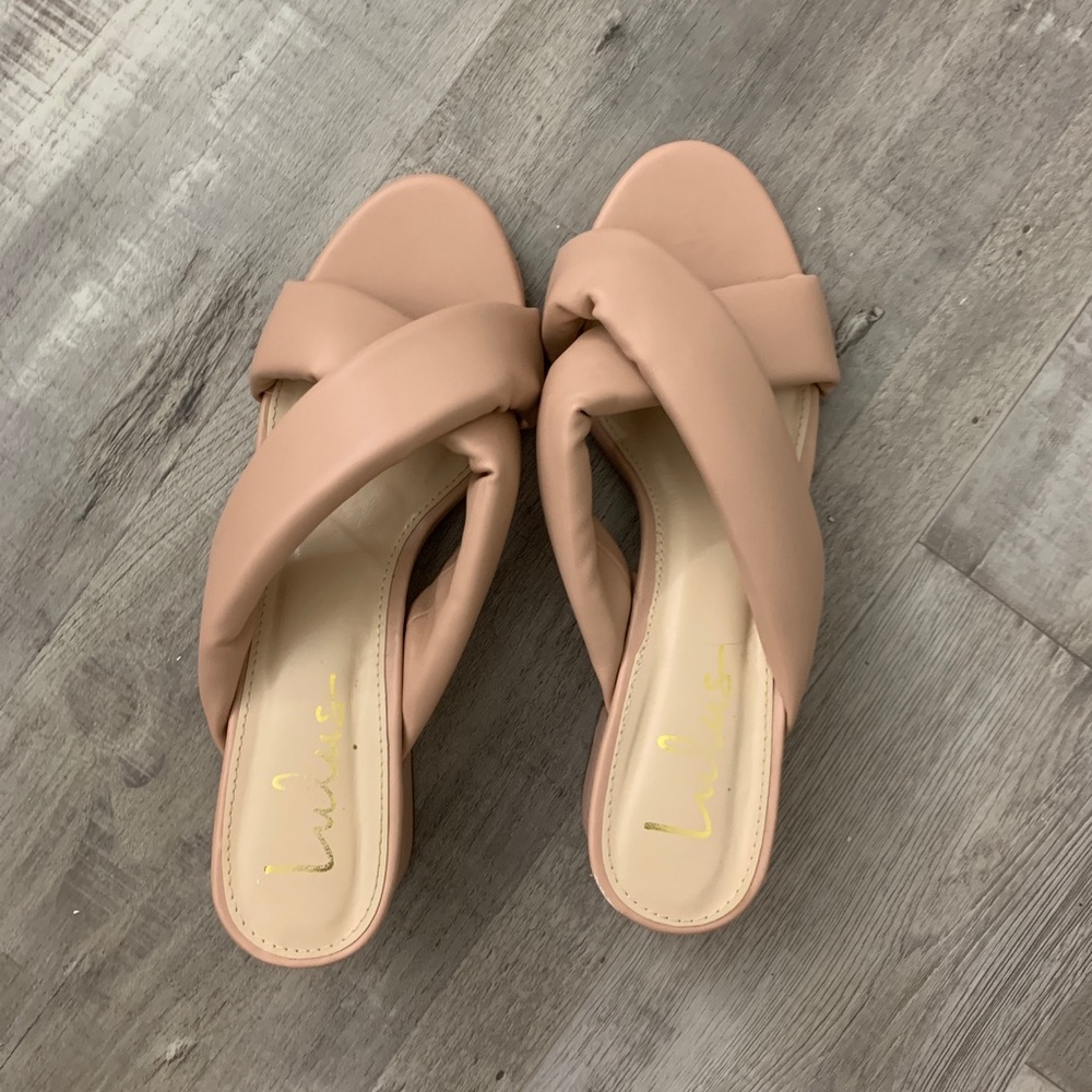 Lulus Blush Nude Heels